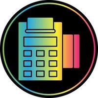 Pos Terminal Vector Icon Design