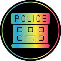 Police Station Vector Icon Design