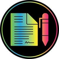 Contract Vector Icon Design