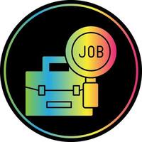 Job Search Vector Icon Design