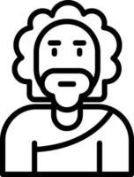 Caveman Vector Icon Design