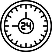 24h Vector Icon Design