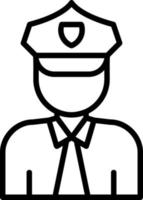 Police Vector Icon Design