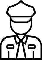 Police Vector Icon Design