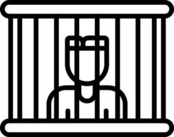 Prisoner Vector Icon Design