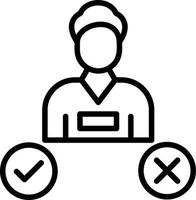 Decision Making Vector Icon Design
