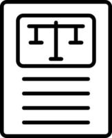 diseño de icono de vector de derecho civil