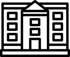 White House Vector Icon Design