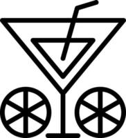 Cocktail Vector Icon Design