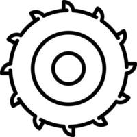 Circular Saw Vector Icon Design
