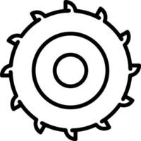 diseño de icono de vector de sierra circular