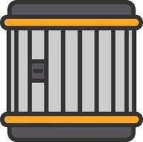 Jail Vector Icon Design