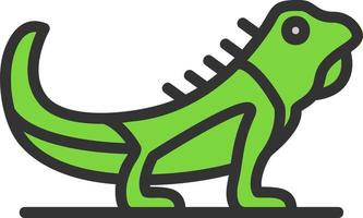 diseño de icono de vector de iguana