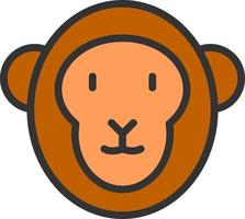 Monkey Vector Icon Design