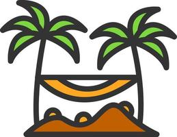 Hammock Vector Icon Design