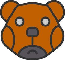 Bear Vector Icon Design