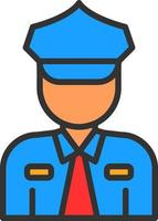 diseño de icono de vector de policía