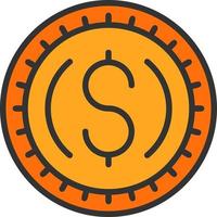 Coin Vector Icon Design