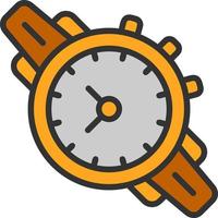 Wrist Watch Vector Icon Design