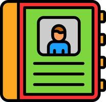 Authobiography Vector Icon Design