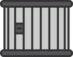 Jail Vector Icon Design