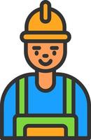 Builder Vector Icon Design