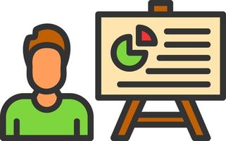 Presentation Vector Icon Design