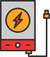 Power Bank Vector Icon Design