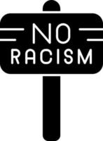 No Racism Vector Icon Design