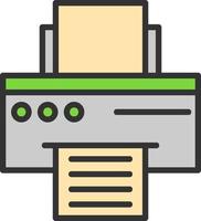 Printer Vector Icon Design