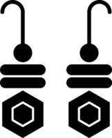 Earrings Vector Icon Design