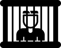 Prisoner Vector Icon Design