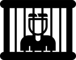 Prisoner Vector Icon Design