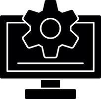 diseño de icono de vector de monitor