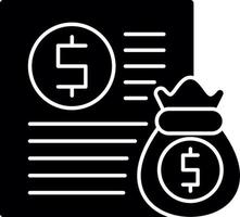 Budget Vector Icon Design