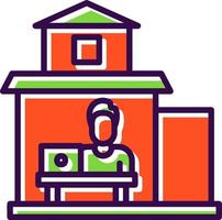 Work From Home Vector Icon Design