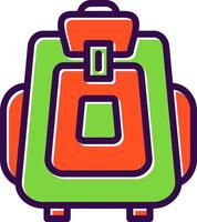 Backpack Vector Icon Design