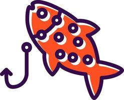 Fishin Vector Icon Design