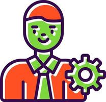 diseño de icono de vector de ingeniero