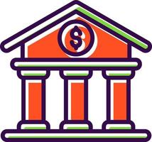 diseño de icono de vector de banco