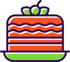 Cake Vector Icon Design