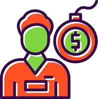 Debt Vector Icon Design