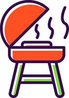 diseño de icono de vector de parrilla