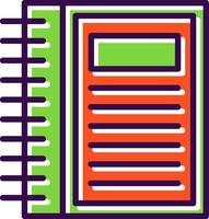 Notebook Vector Icon Design