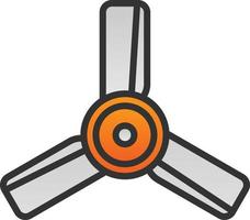 diseño de icono de vector de ventilador