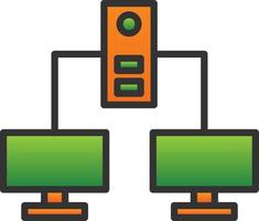 Computer Networks Vector Icon Design