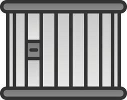 Jail Vector Icon Design