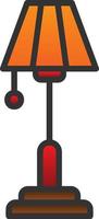 Floor Lamp Vector Icon Design