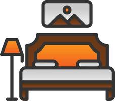 Bedroom Vector Icon Design