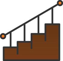 Staircase Vector Icon Design